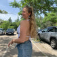 Adela triangular Top